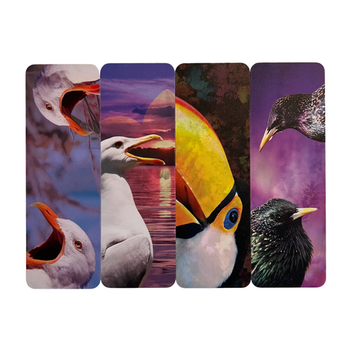 Bird Bookmarks - Colorful, Matte