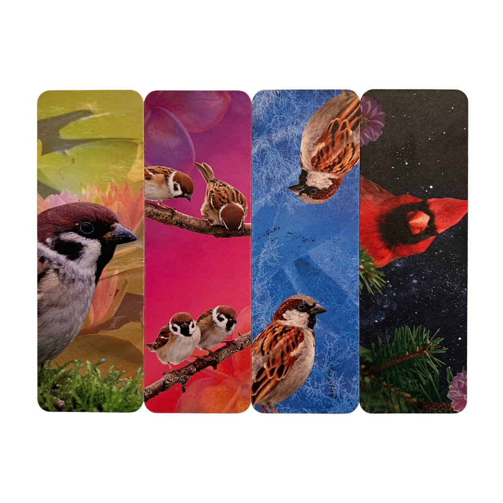 Bird Bookmarks - Colorful, Matte